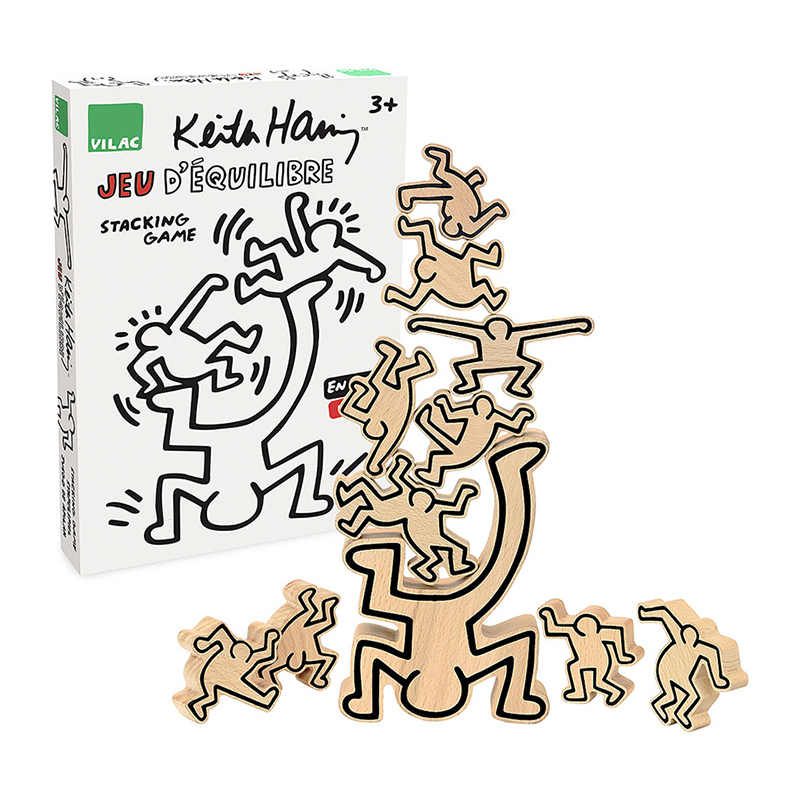 Wooden cubes - Keith Haring - Puzzles - VILAC